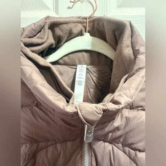 Lululemon Pack It Down Vest Mauve Stone Goose Down Puffer Packable Travel Vest - Picture 3 of 6